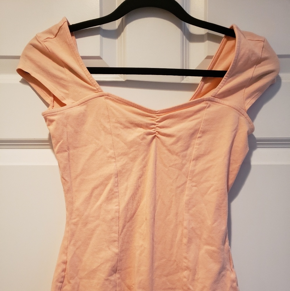 Venus cap sleeve top